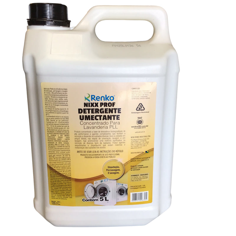 Nixx prof detergente concentrado para lavanderias 5L