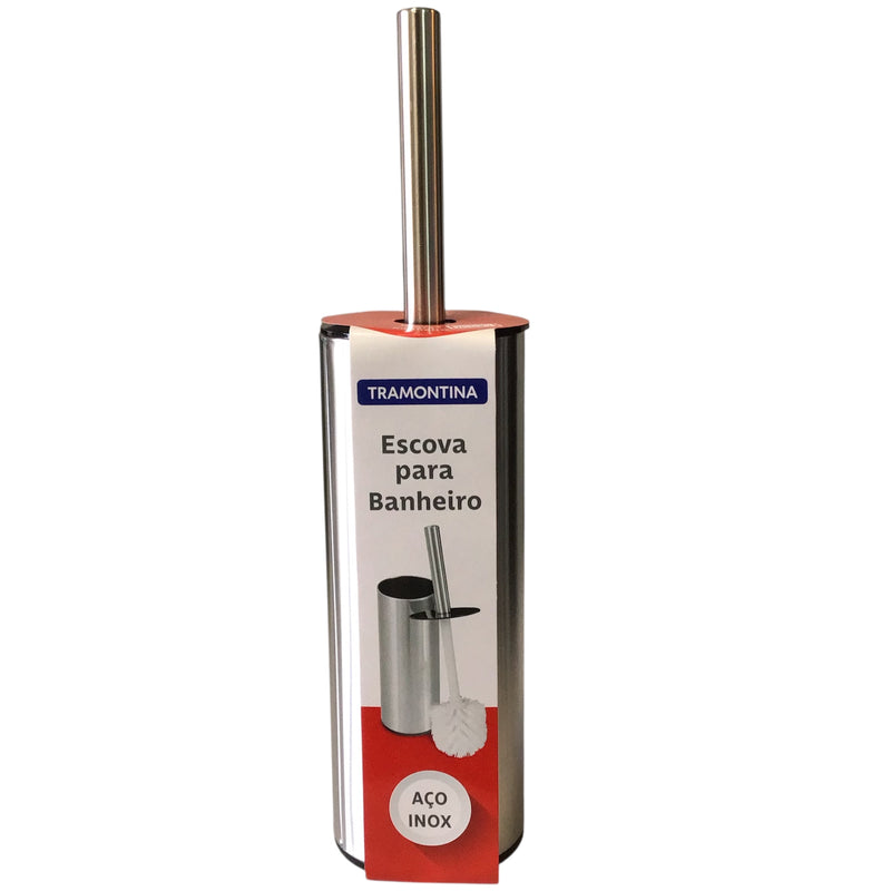 Escova para banheiro aço inox