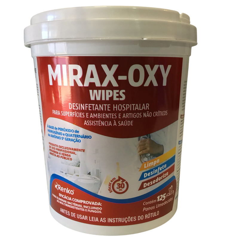 Mirax-Oxy Lenço desinfetante 125U