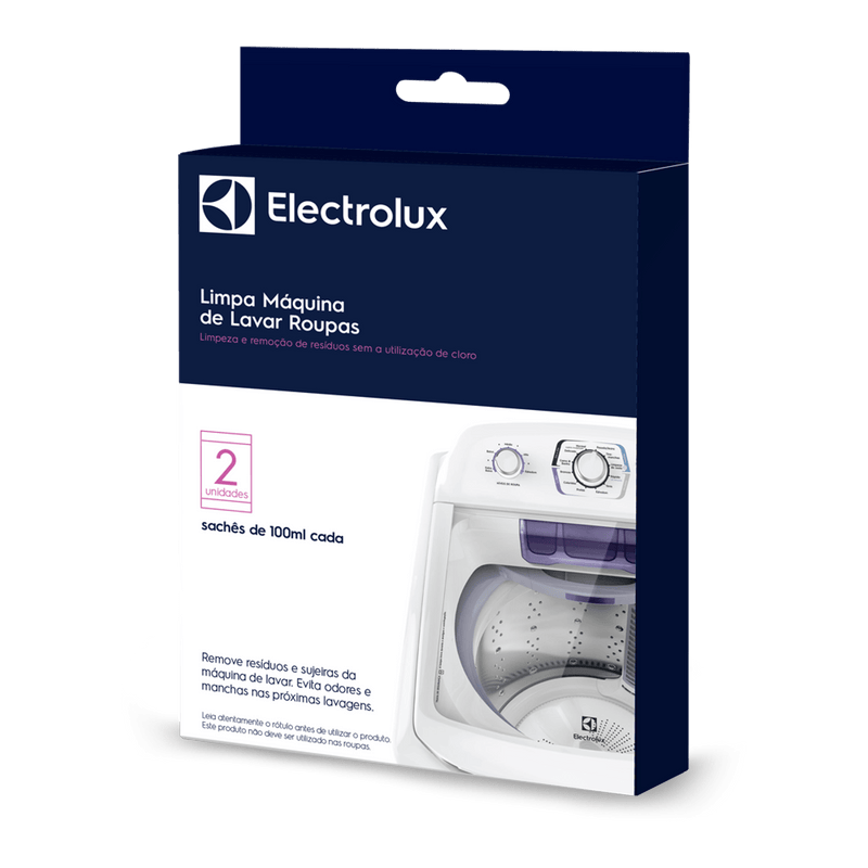 Limpa máquina de lavar roupas