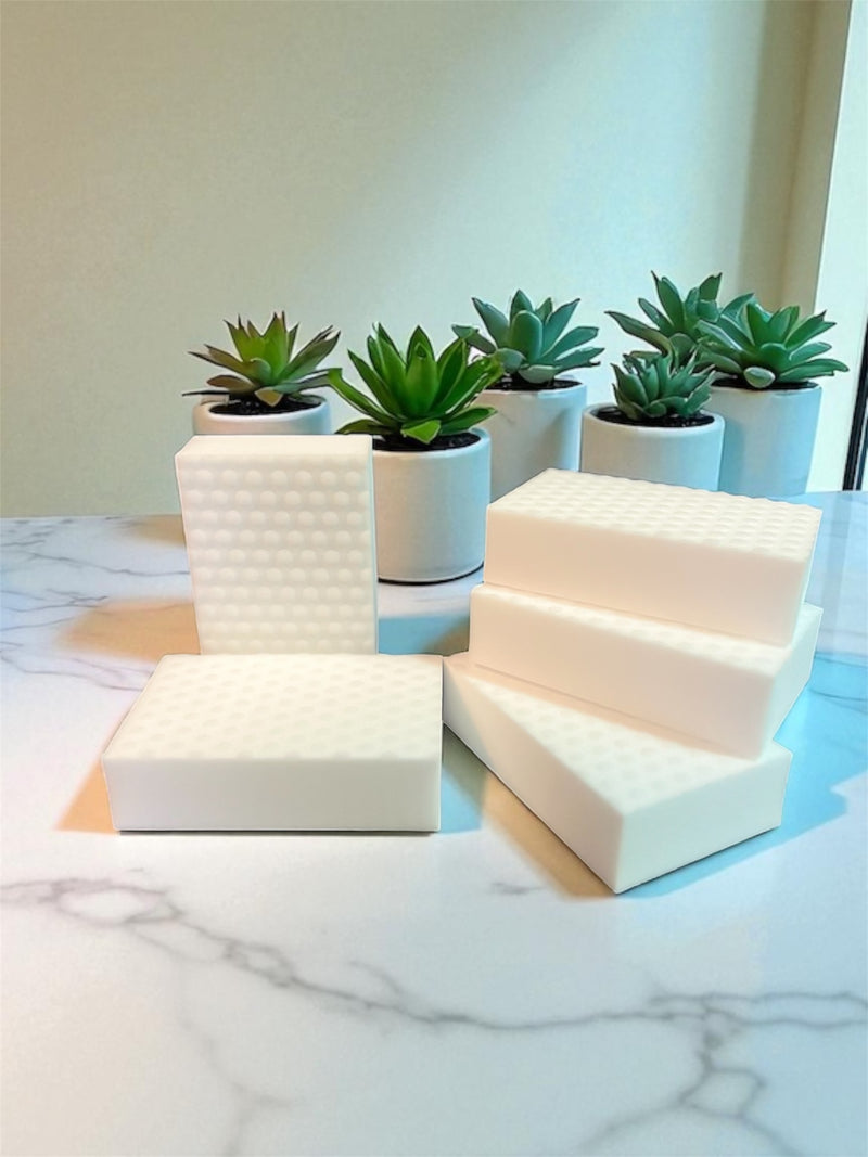 Kit 5 unidades esponja mágica extra resistente