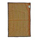 Pano de prato xadrez laranja