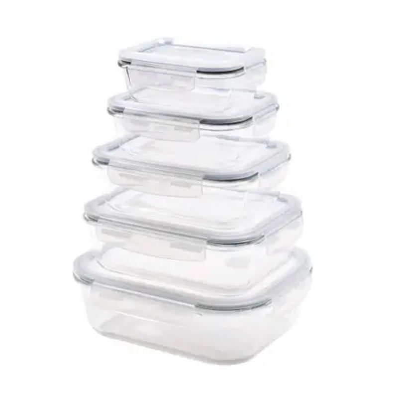 Kit 5 potes herméticos kenya